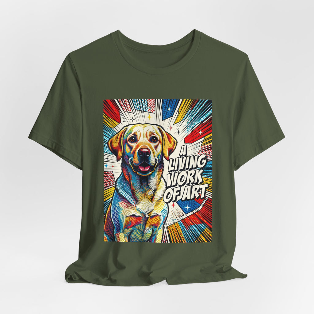 Labrador Retriever T Shirt | A Living Work of Art Collection | Pop Art
