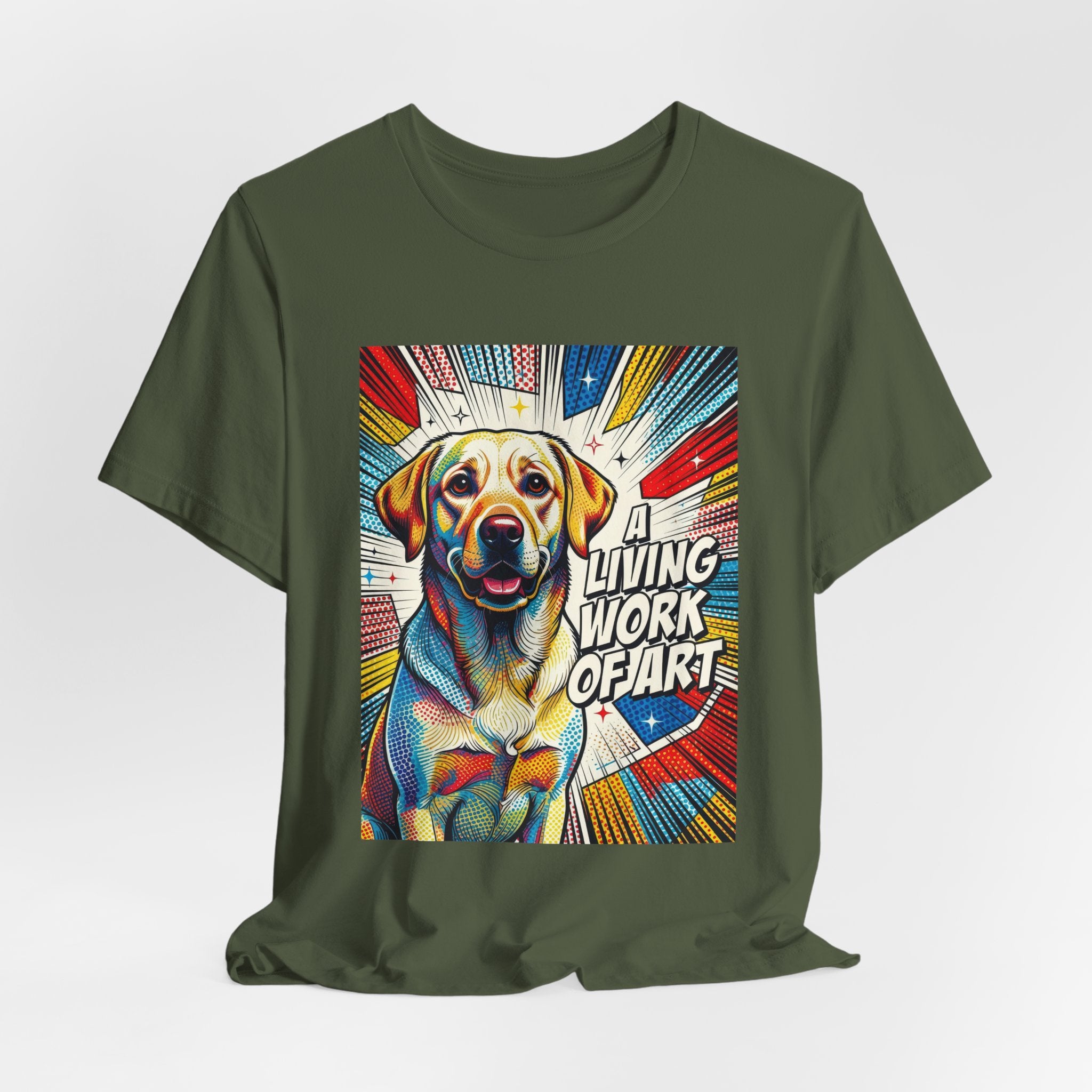 Labrador Retriever T Shirt | A Living Work of Art Collection | Pop Art