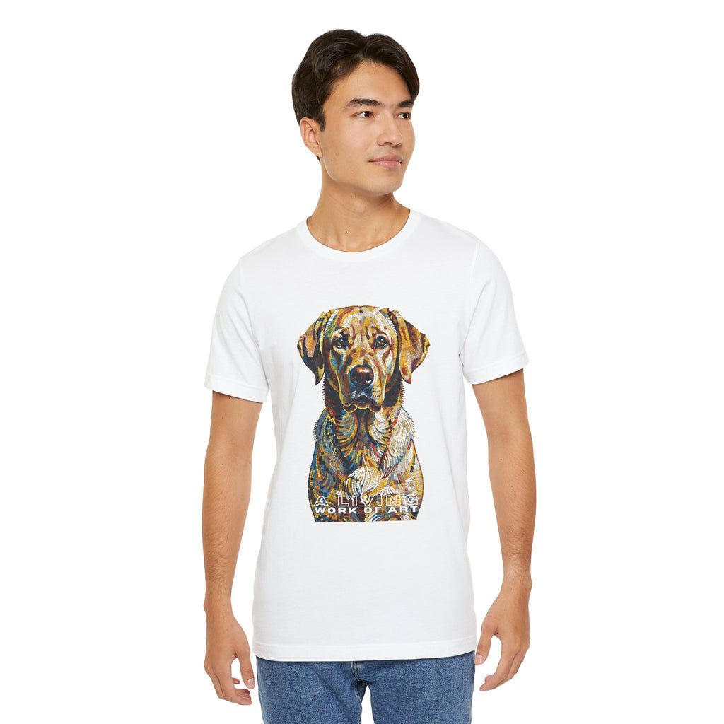 Labrador Retriever T Shirt | Living Work of Art Collection | Pointillism Style