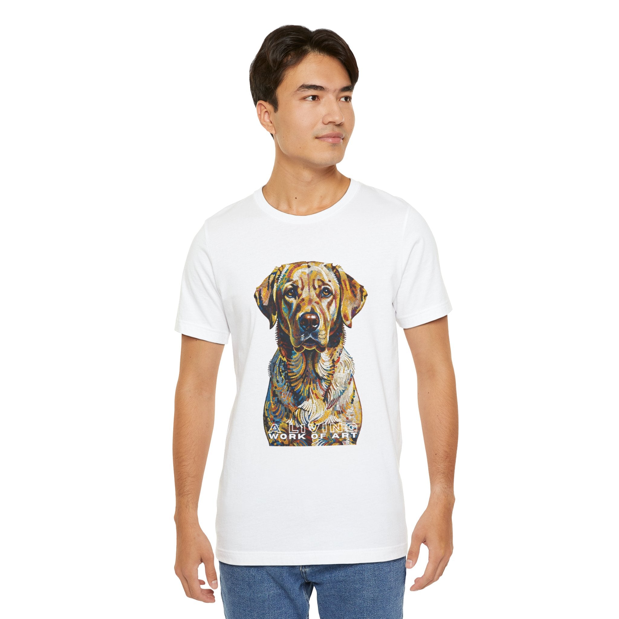 Labrador Retriever T Shirt | Living Work of Art Collection | Pointillism Style