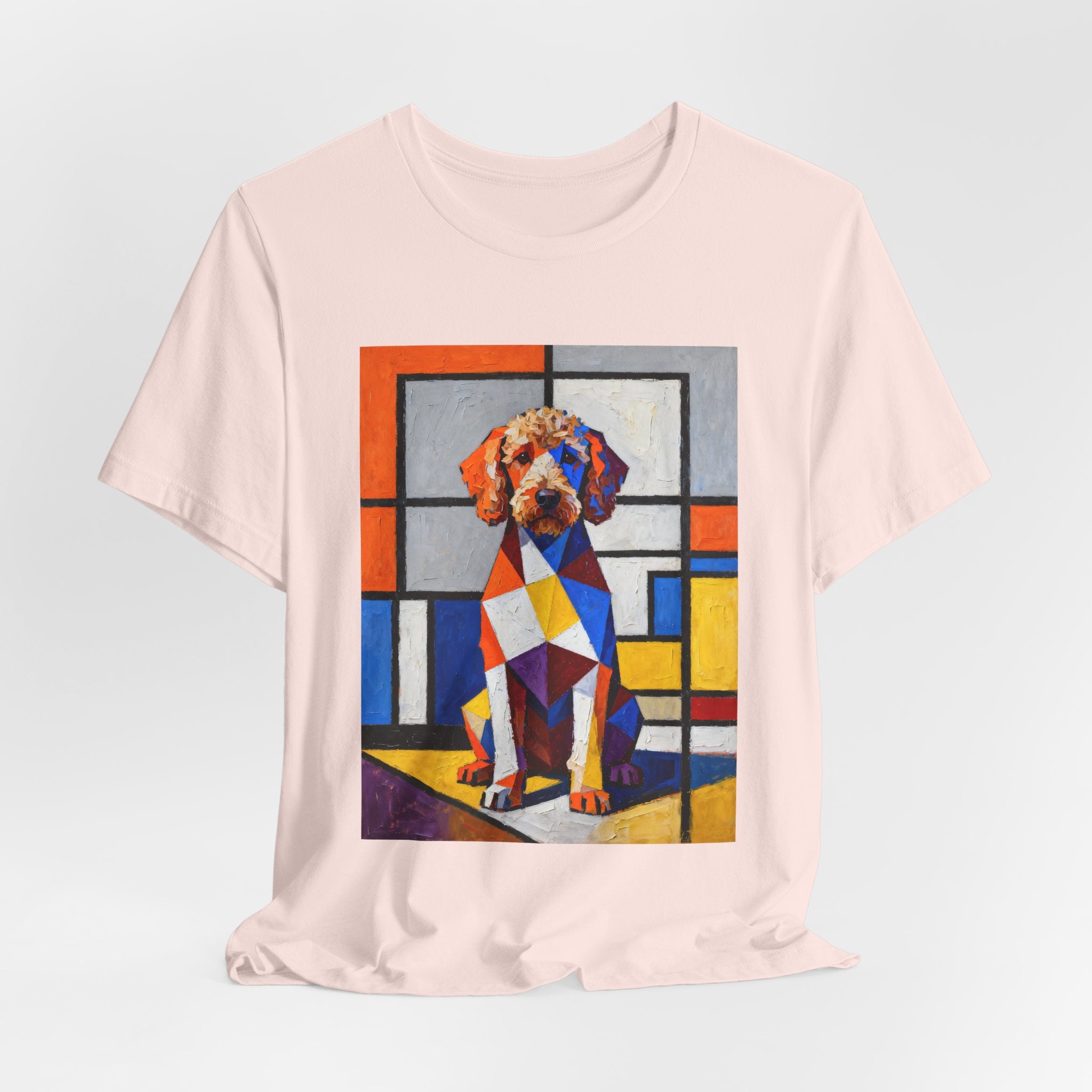 Labradoodle T Shirt | Living Work of Art Collection | Cubist Style