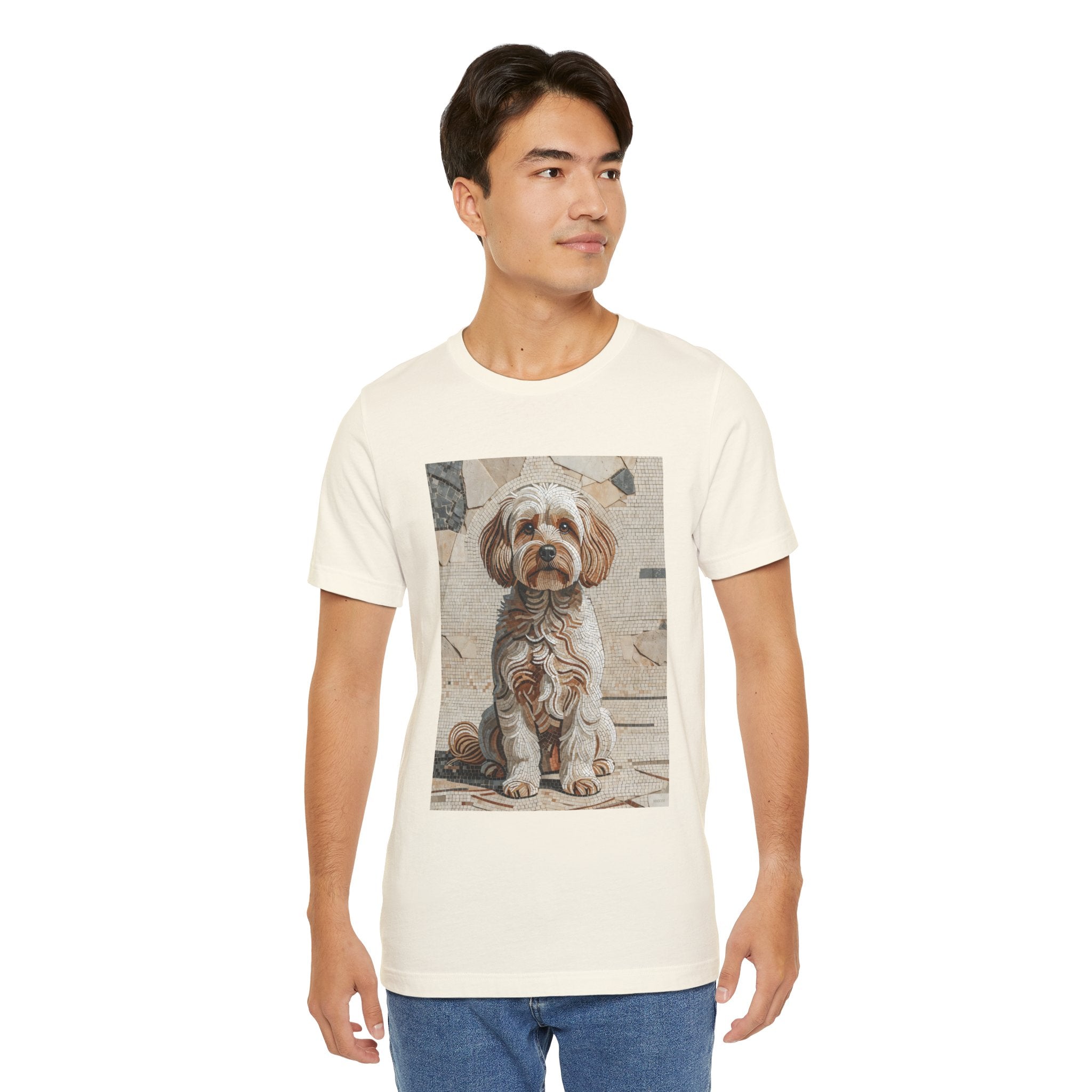 Maltipoo T Shirt | Living Work of Art Collection | Mosaic Style