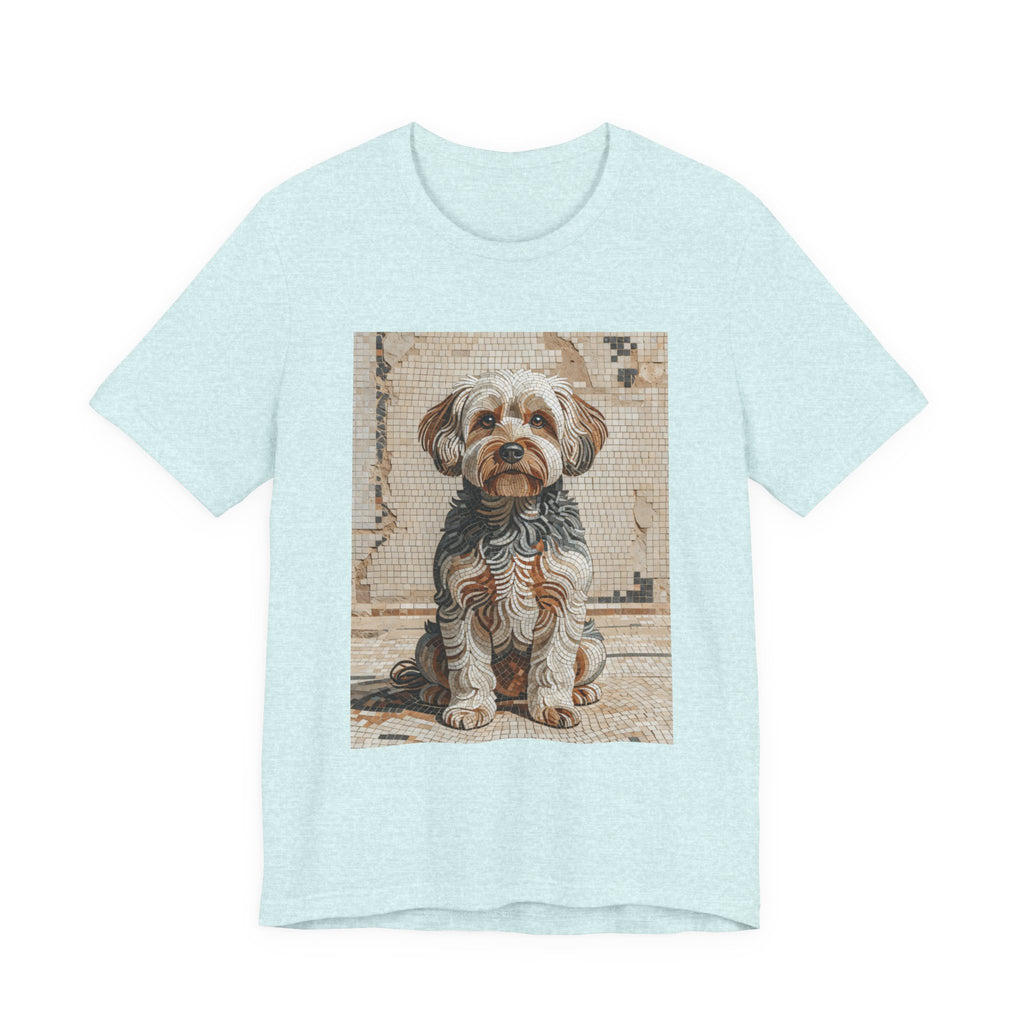 Yorkipoo T Shirt | Living Work of Art Collection | Mosaic Style