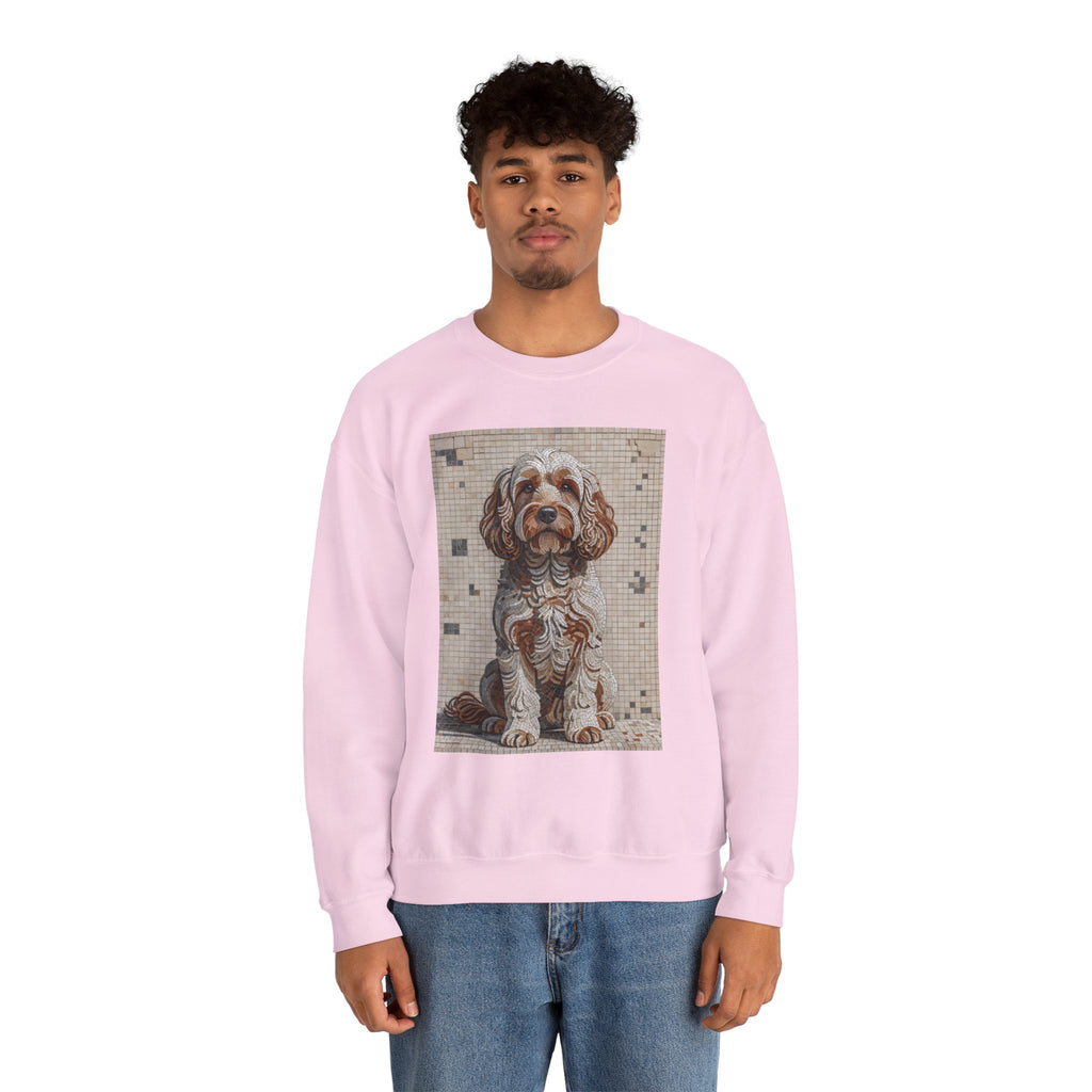 Cockapoo Sweatshirt | Living Work of Art Collection | Mosaic Style