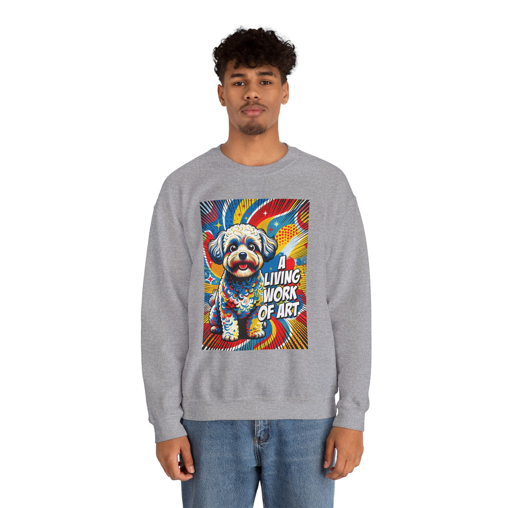 Shih-Poo Sweatshirt | Living Work of Art Collection | Pop Art