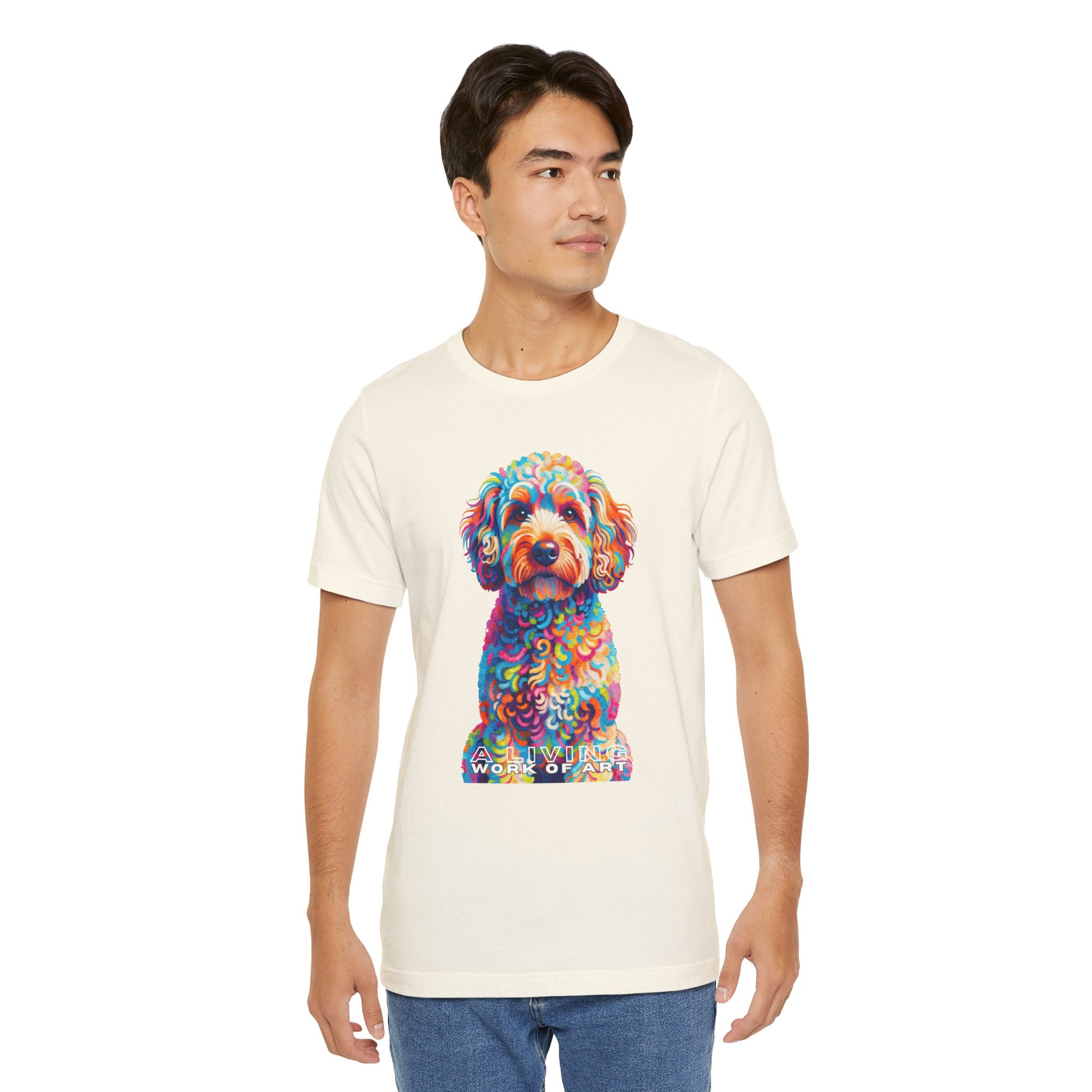 Schnoodle T Shirt | Living Work of Art Collection | Pointillism Style