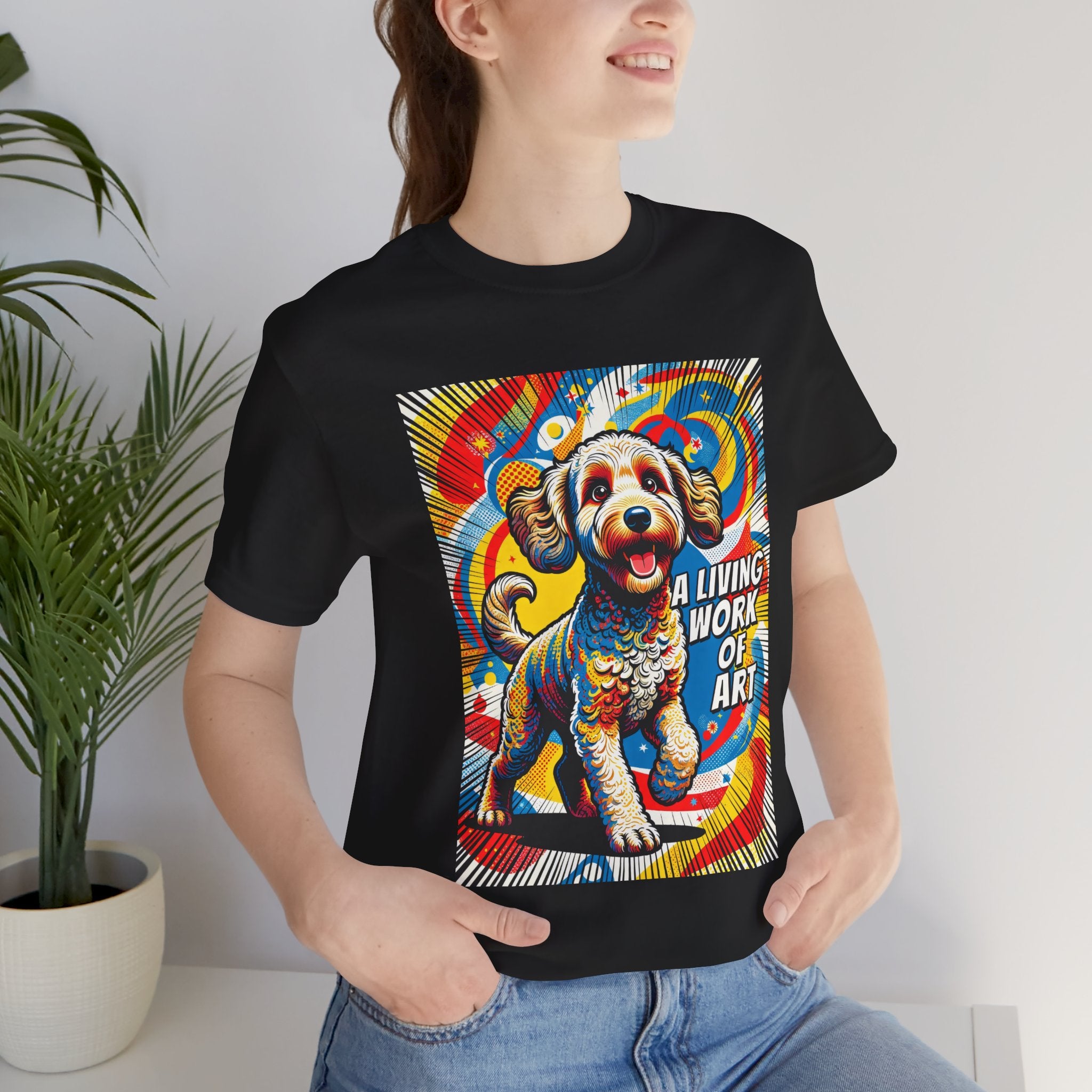 Labradoodle T Shirt | A Living Work of Art Collection | Pop Art