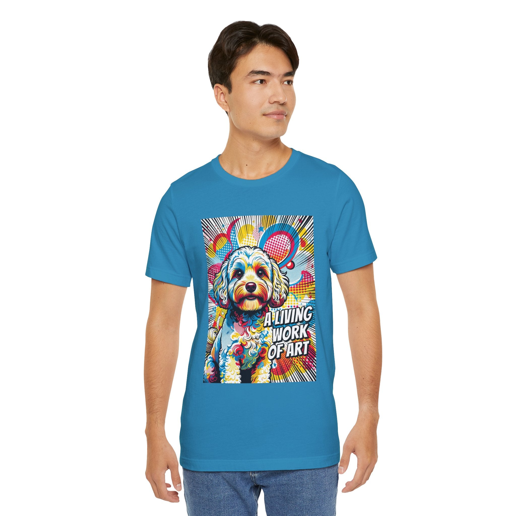 Cavapoo T Shirt | Living Work of Art Collection | Pop Art