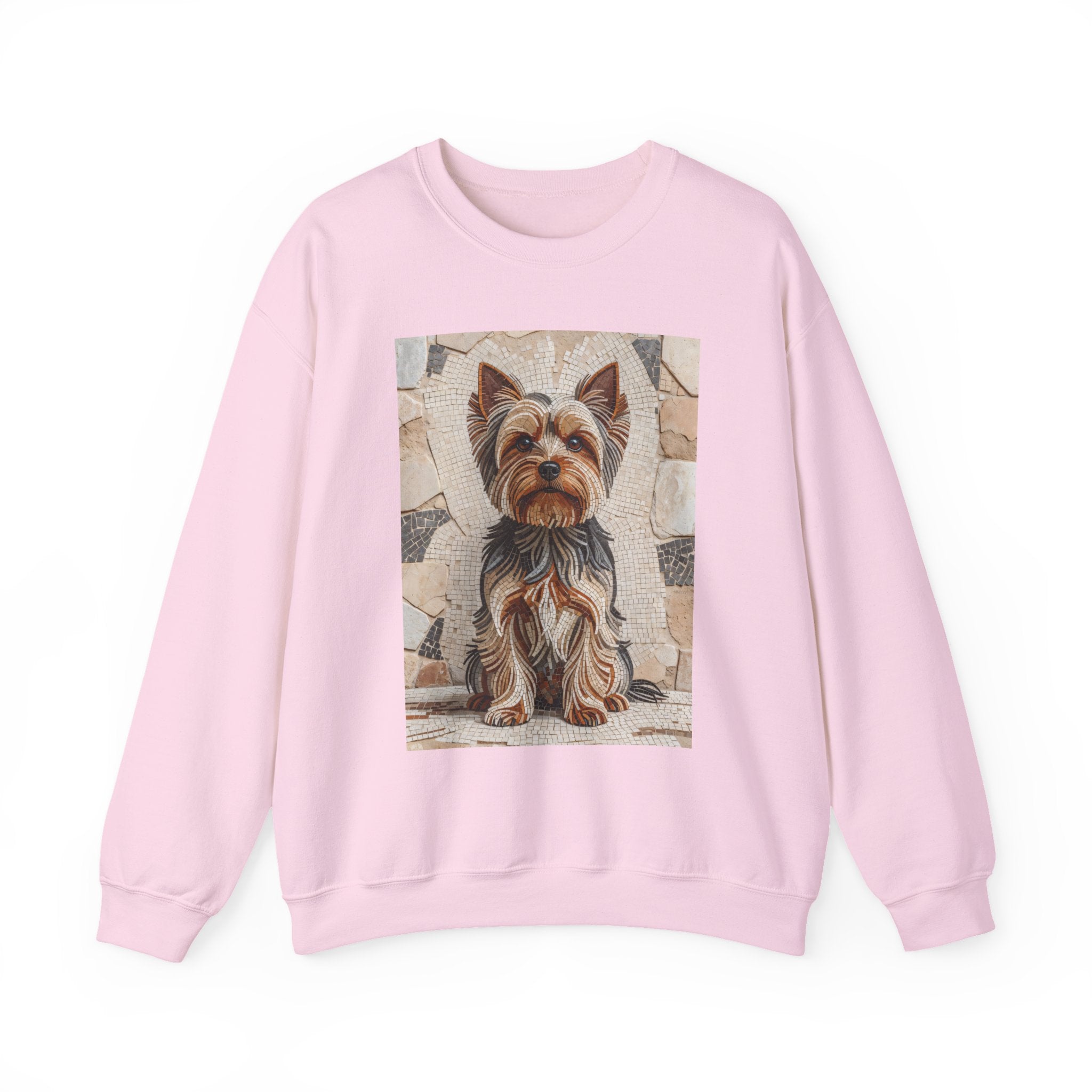 Yorkshire Terrier Sweatshirt | Living Work of Art Collection | Mosaic Style