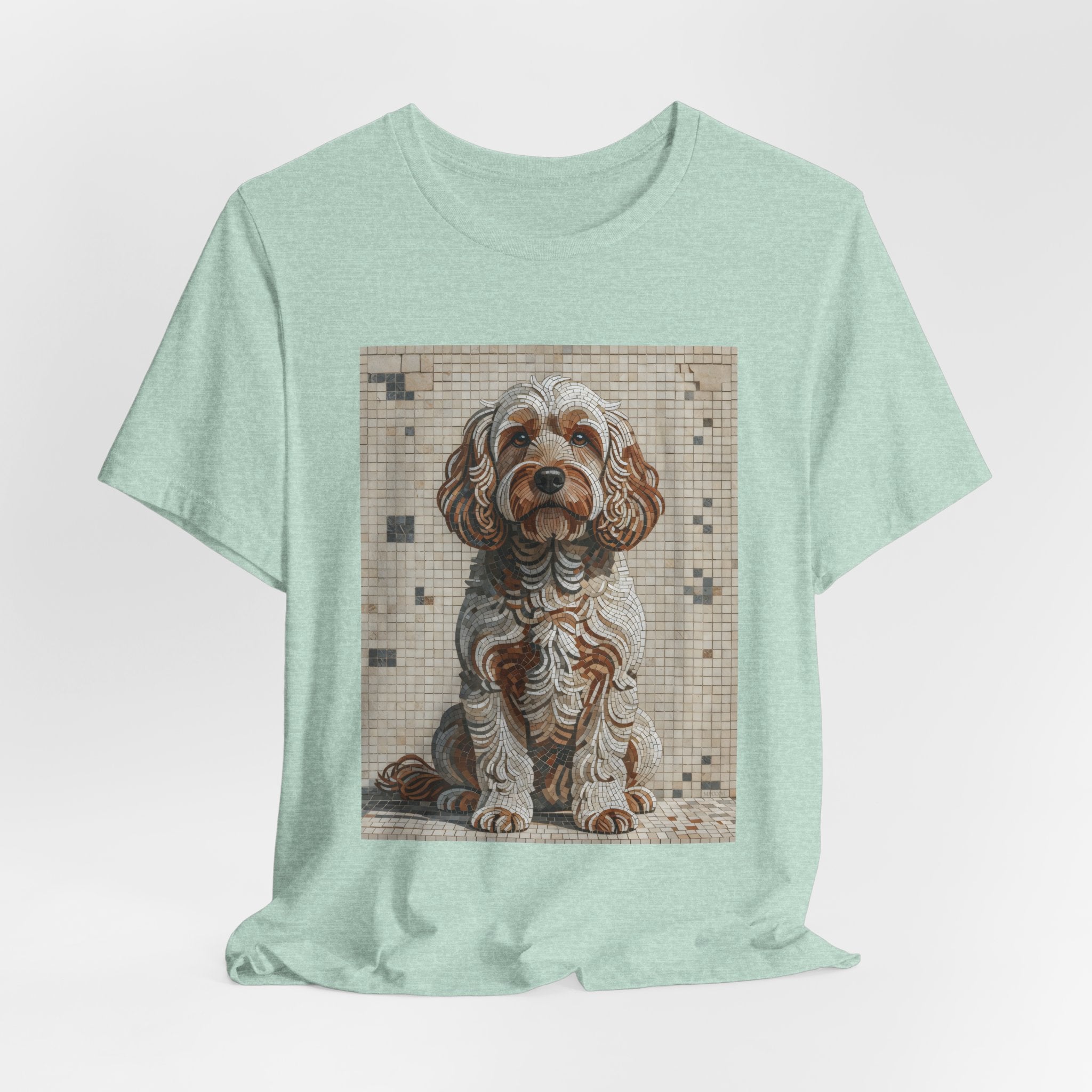 Cockapoo T Shirt | Living Work of Art Collection | Mosaic Style