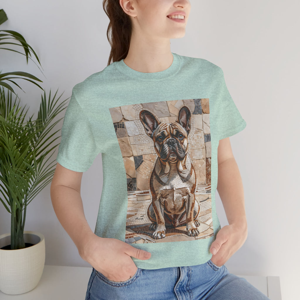 French Bulldog T Shirt | Living Work of Art Collection | Mosaic Style