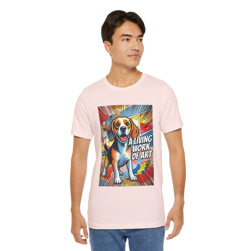 Beagle T Shirt | Living Work of Art Collection | Pop Art
