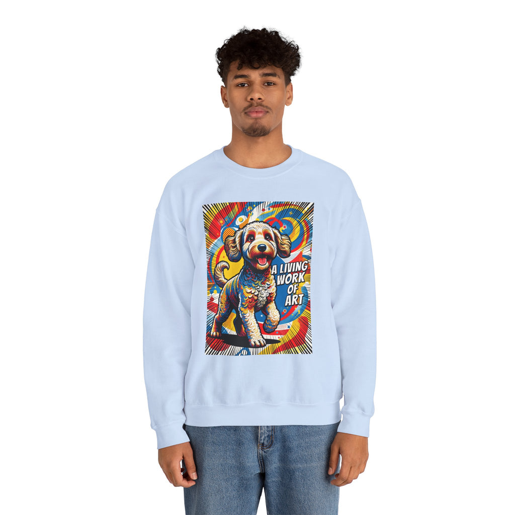 Labradoodle Sweatshirt | Living Work of Art Collection | Pop Art