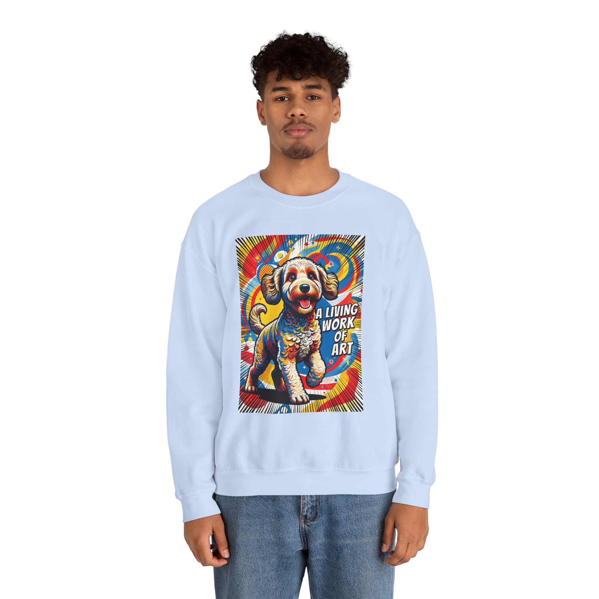 Labradoodle Sweatshirt | Living Work of Art Collection | Pop Art
