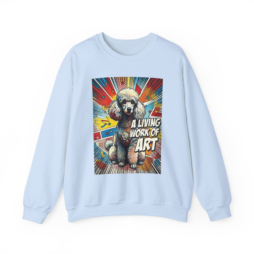 Poodle Sweatshirt | Living Work of Art Collection | Pop Art