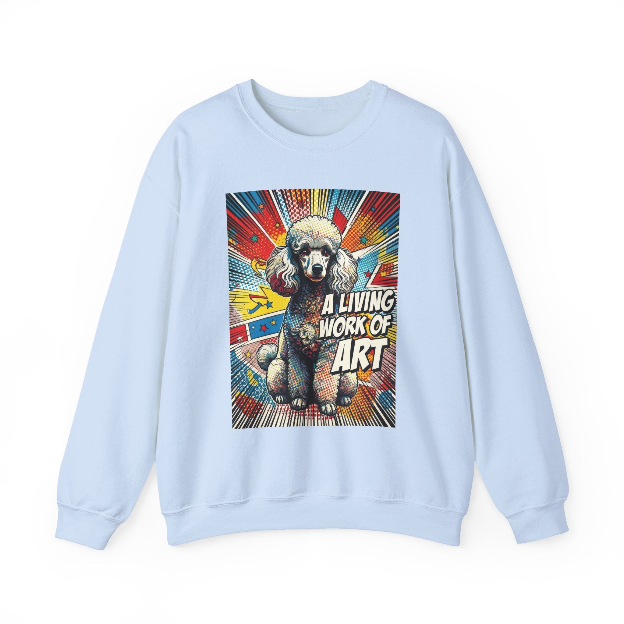 Poodle Sweatshirt | Living Work of Art Collection | Pop Art