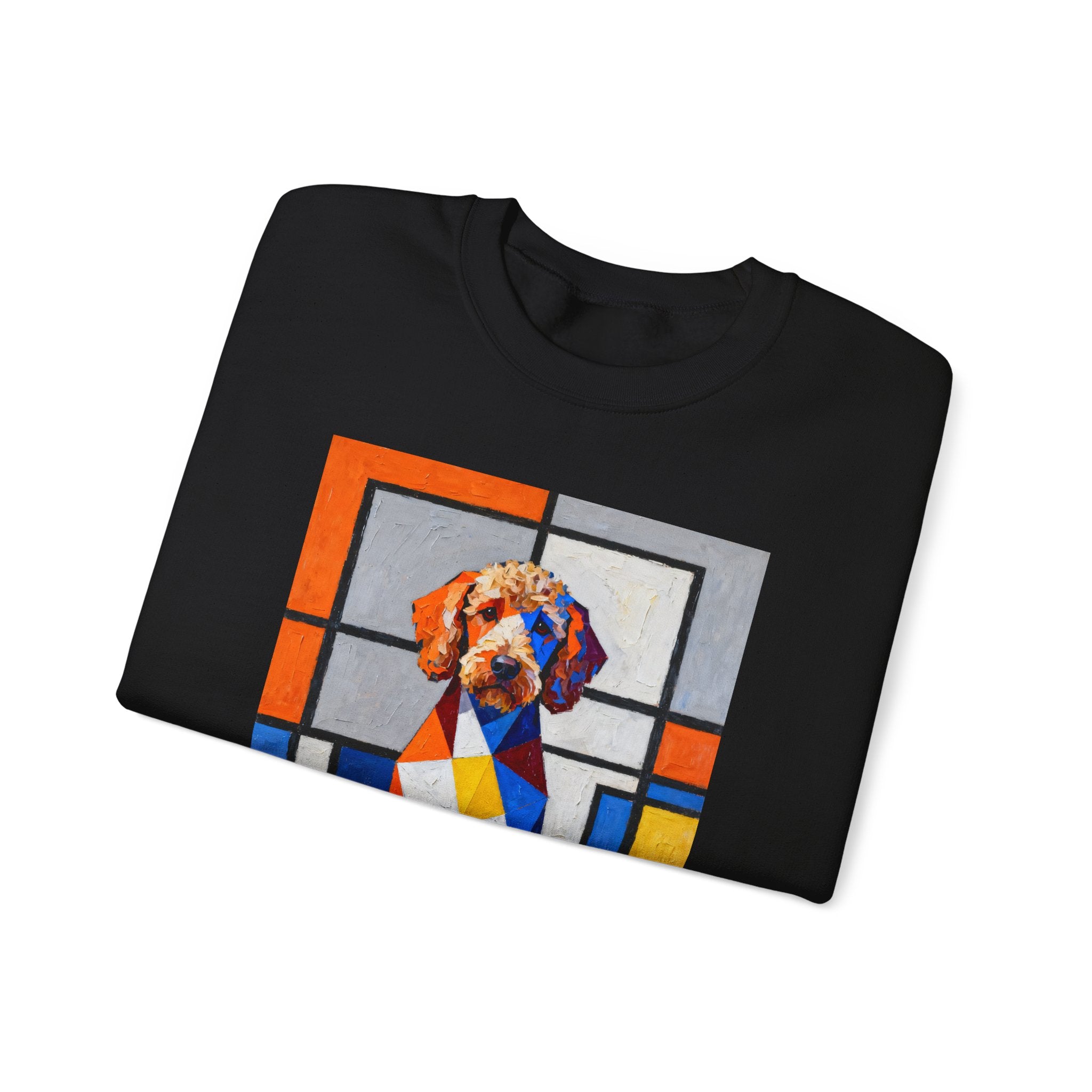 Labradoodle Sweatshirt | Living Work of Art Collection | Cubist Style