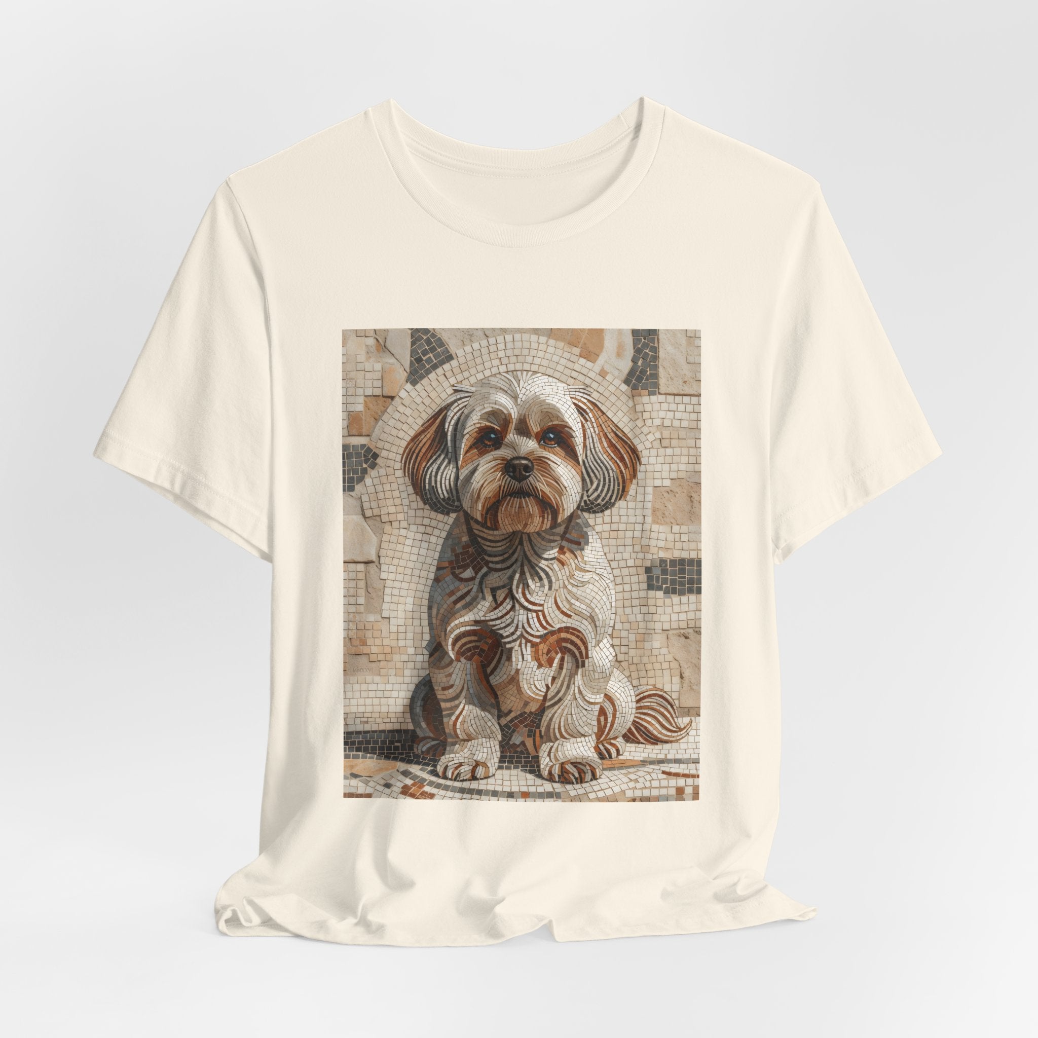 Shih-Poo T Shirt | Living Work of Art Collection | Mosaic Style