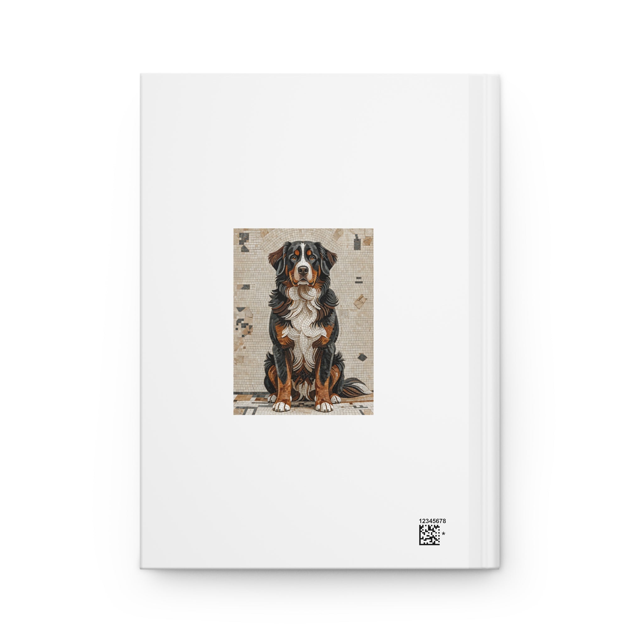 Bernese Mountain Dog Notebook | Living Work of Art Collection | Mosaic Style