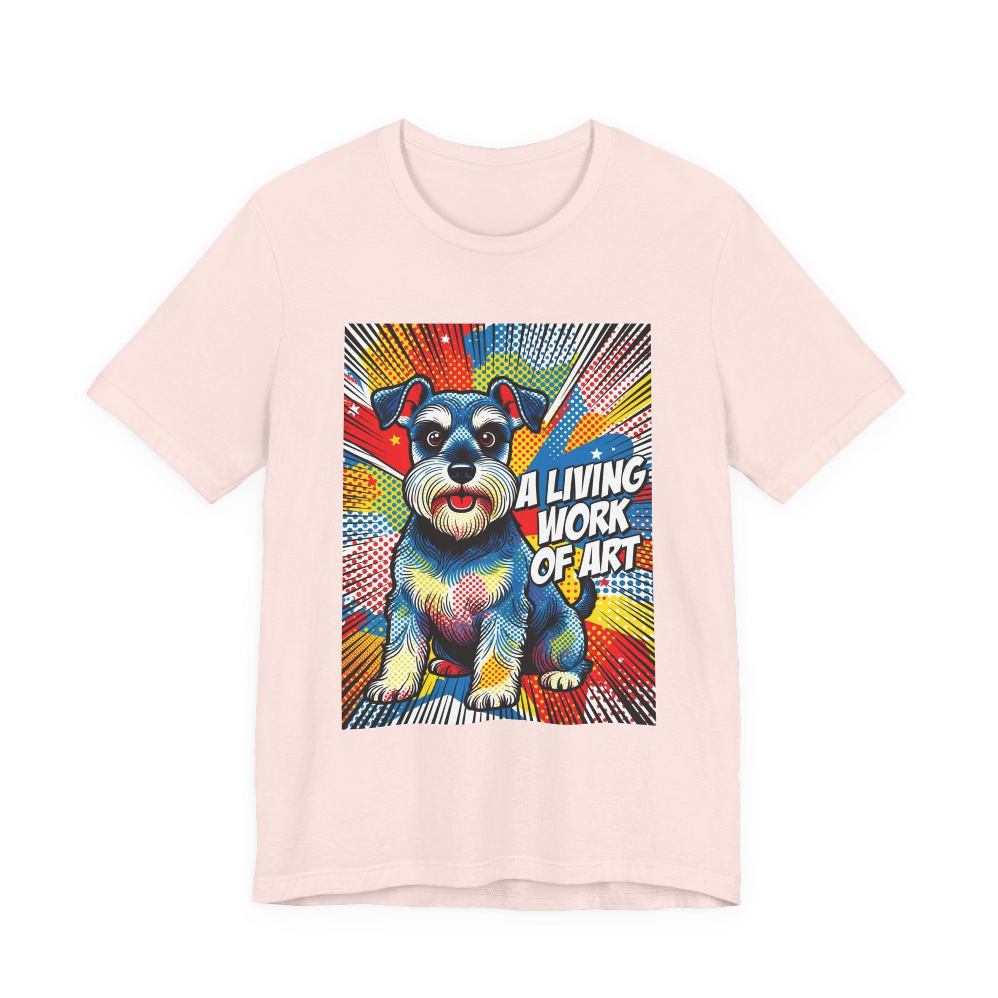 Schnauzer T Shirt | Living Work of Art Collection | Pop Art