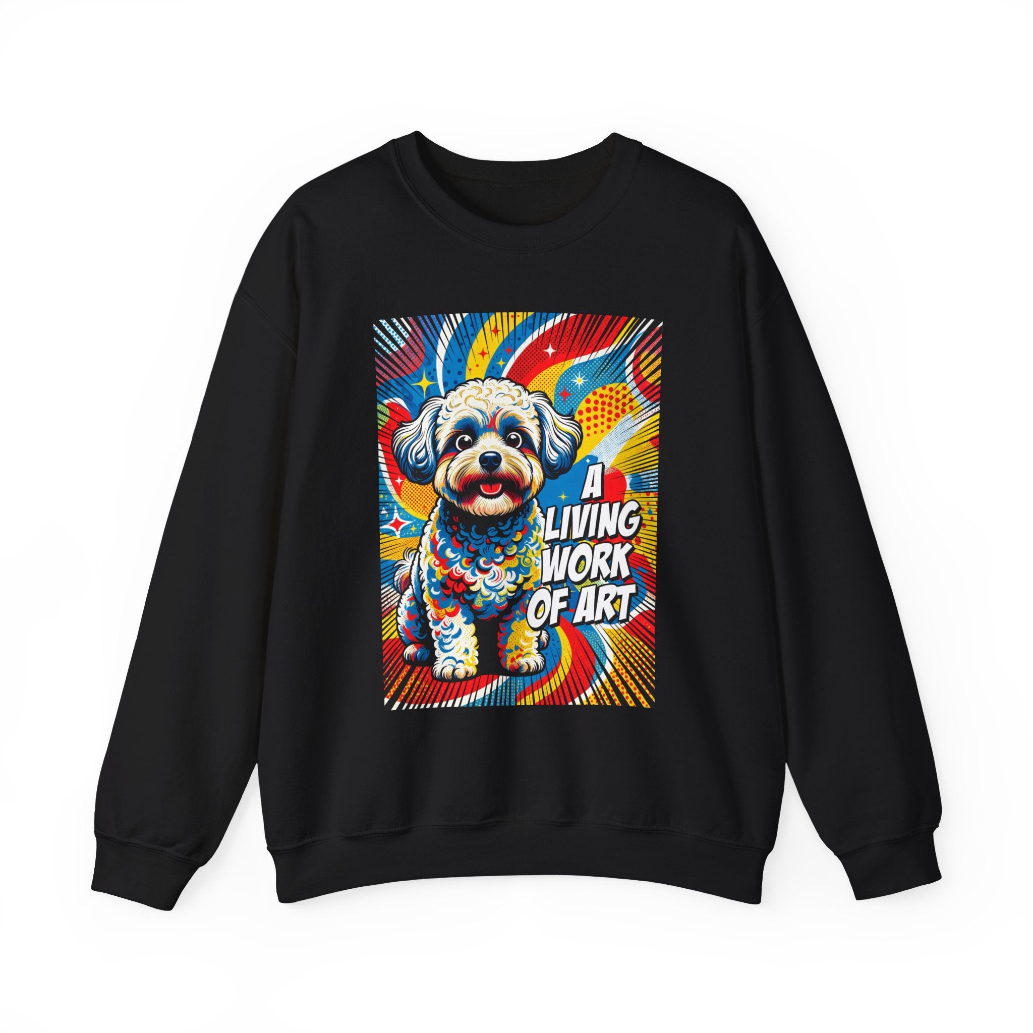 Shih-Poo Sweatshirt | Living Work of Art Collection | Pop Art