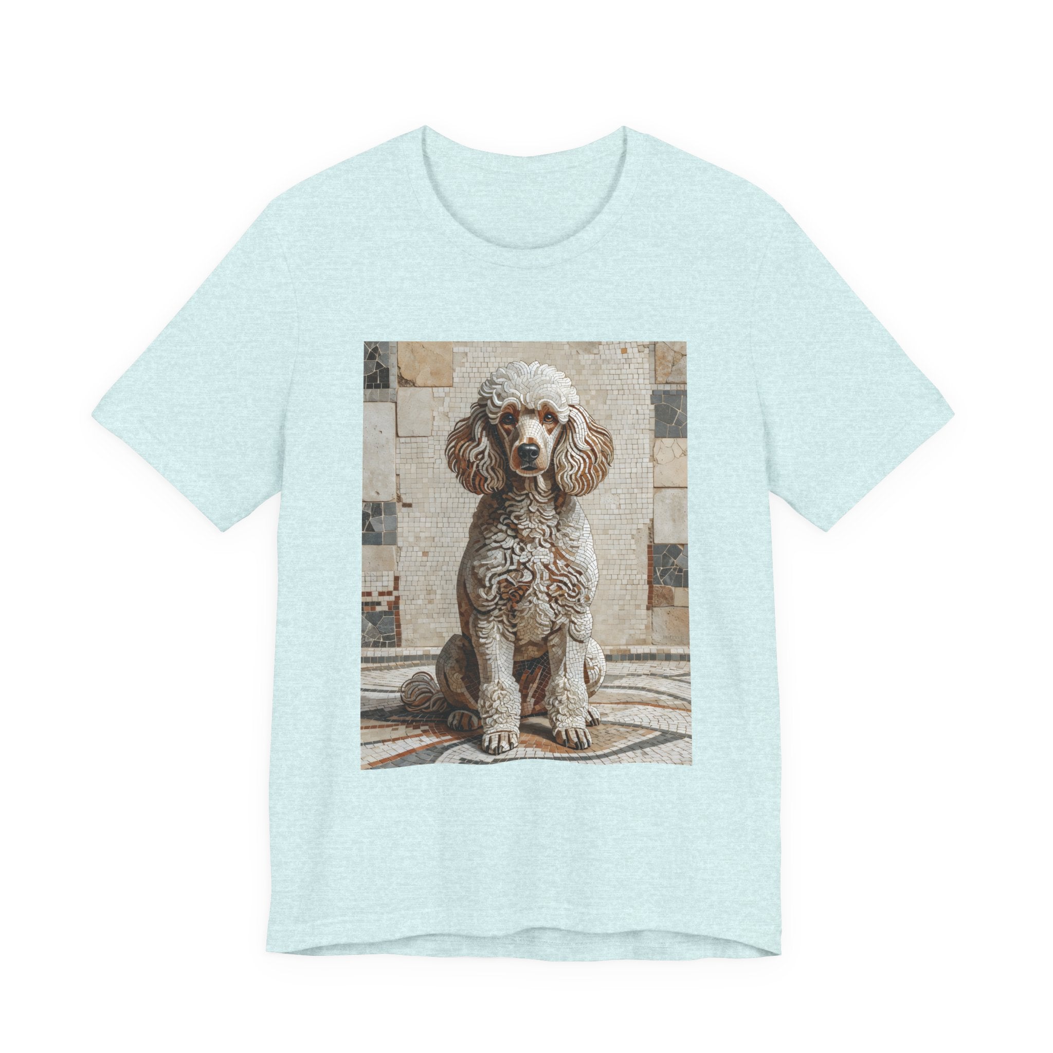 Poodle T Shirt | Living Work of Art Collection | Mosaic Style