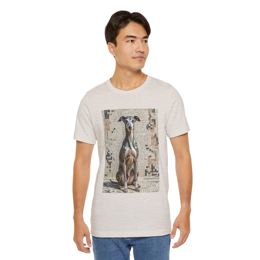 Italian Greyhound T Shirt | Living Work of Art Collection | Mosaic Style