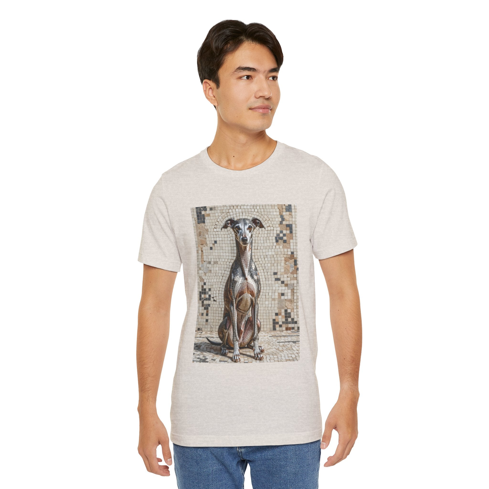 Italian Greyhound T Shirt | Living Work of Art Collection | Mosaic Style