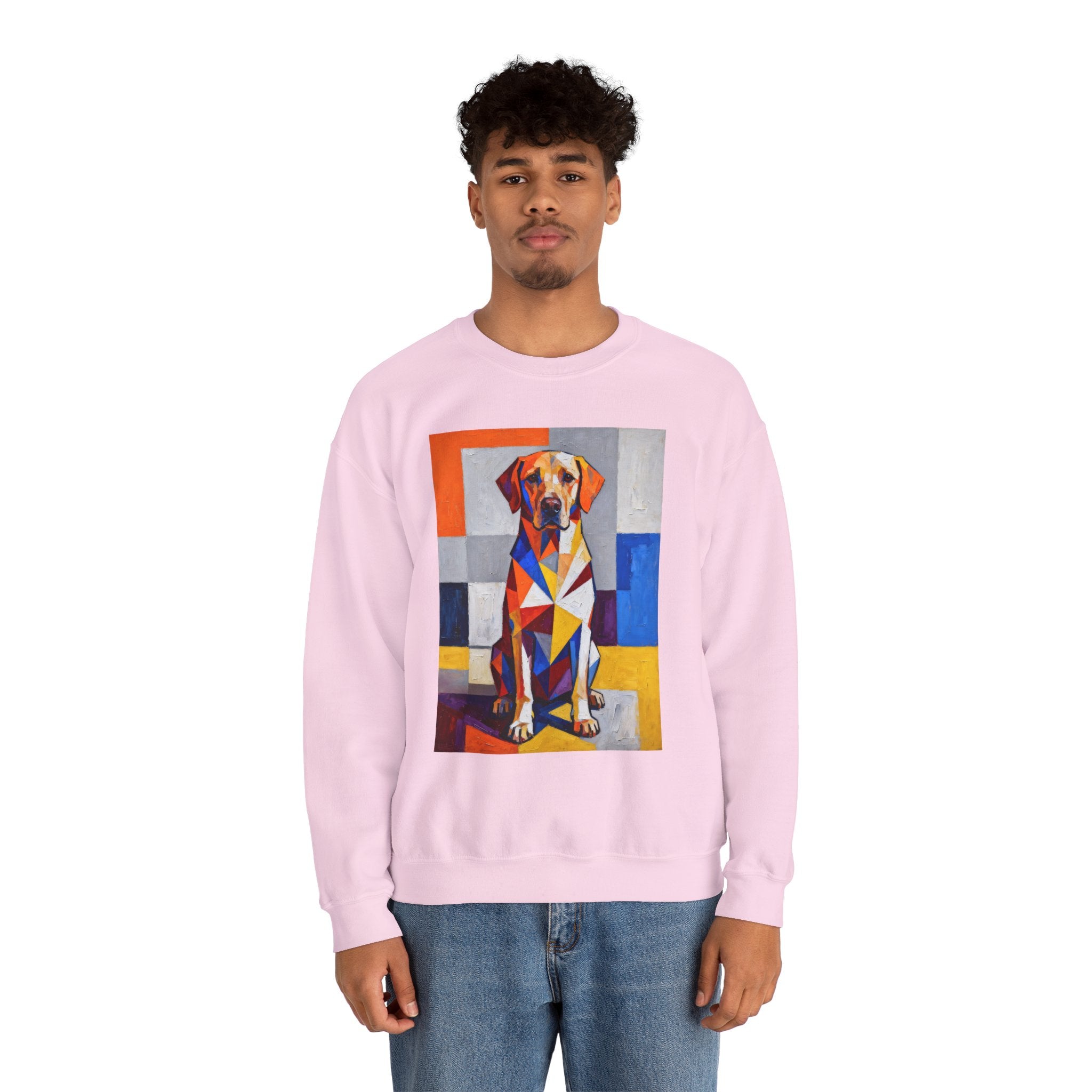 Labrador Retriever Sweatshirt | Living Work of Art Collection | Cubist Style