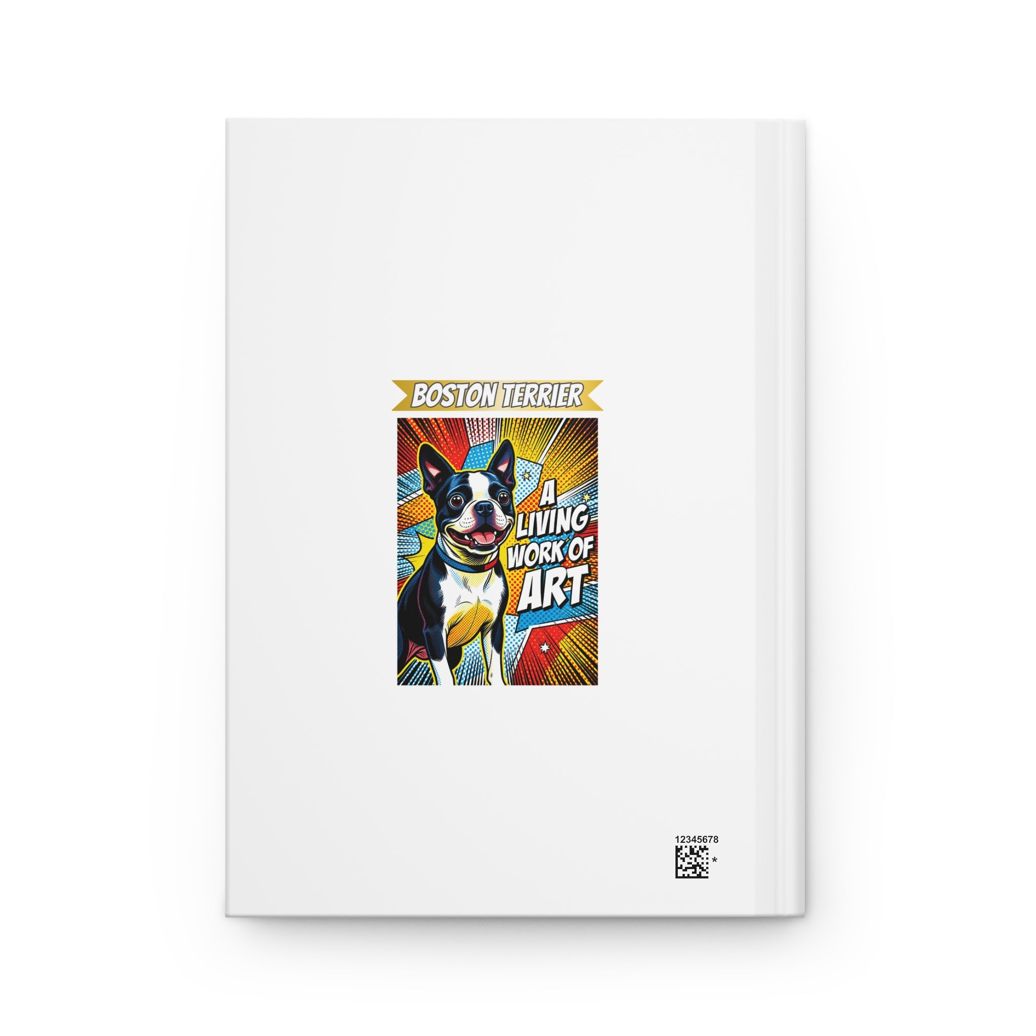 Boston Terrier Notebook | Living Work of Art Collection | Pop Art