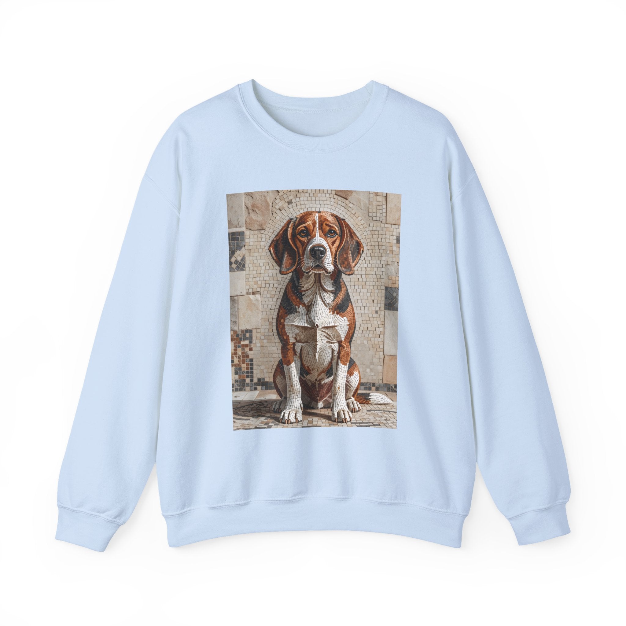 Beagle Sweatshirt | Living Work of Art Collection | Mosaic Style