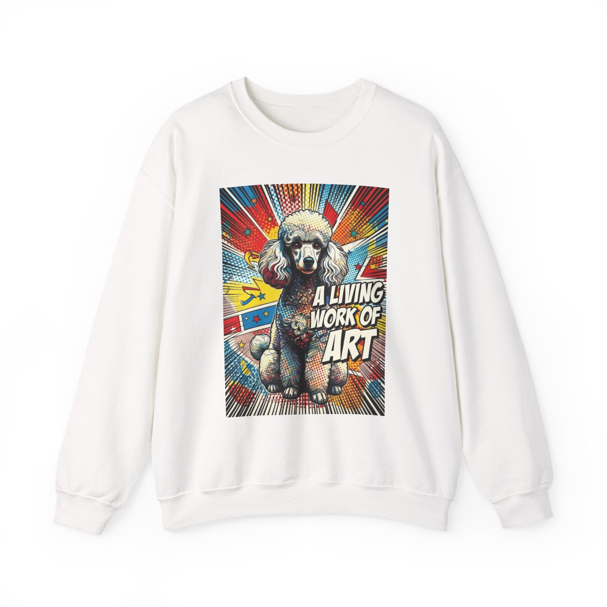 Poodle Sweatshirt | Living Work of Art Collection | Pop Art