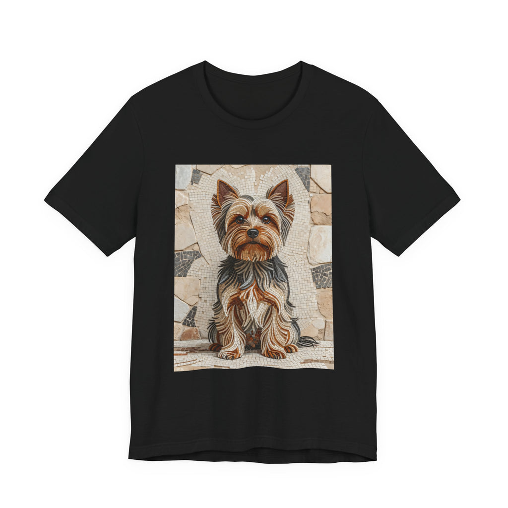 Yorkshire Terrier T Shirt | Living Work of Art Collection | Mosaic Style
