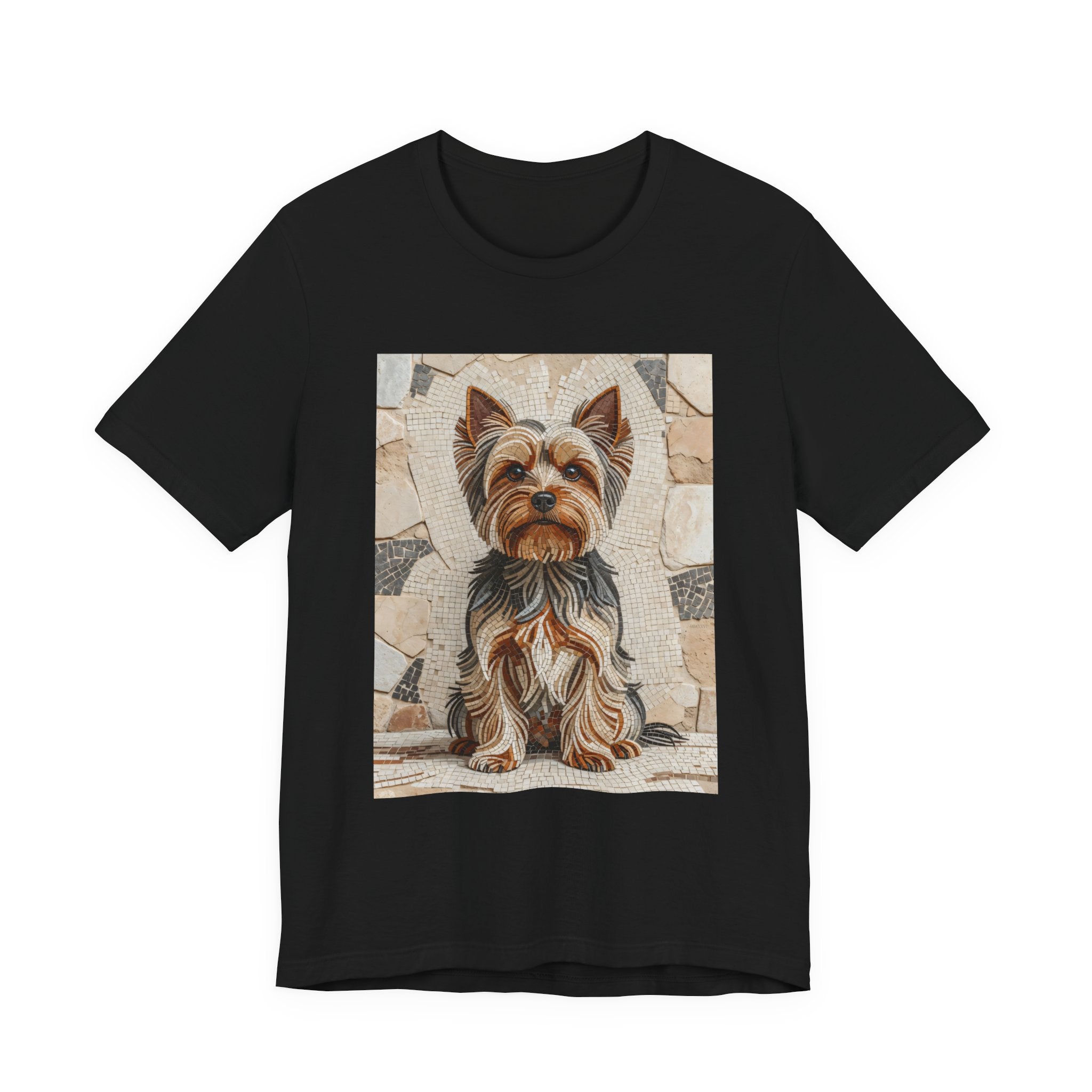 Yorkshire Terrier T Shirt | Living Work of Art Collection | Mosaic Style