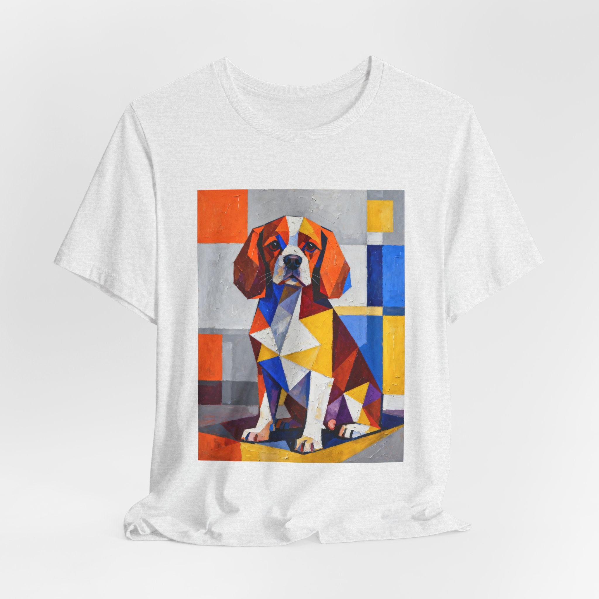Cavalier King Charles Spaniel T Shirt | Living Work of Art Collection | Cubist Style