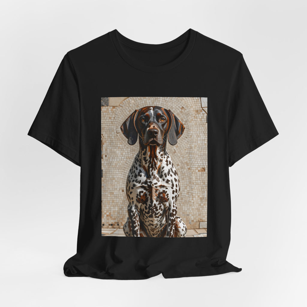 German Shorthaired Pointer T Shirt | Living Work of Art Collection | Mosaic Style