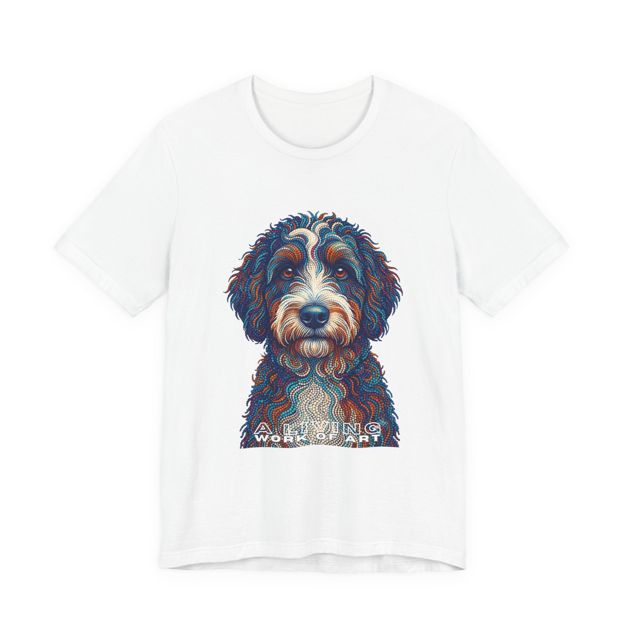 Berenedoodle T Shirt | Living Work of Art Collection | Pointillism Style