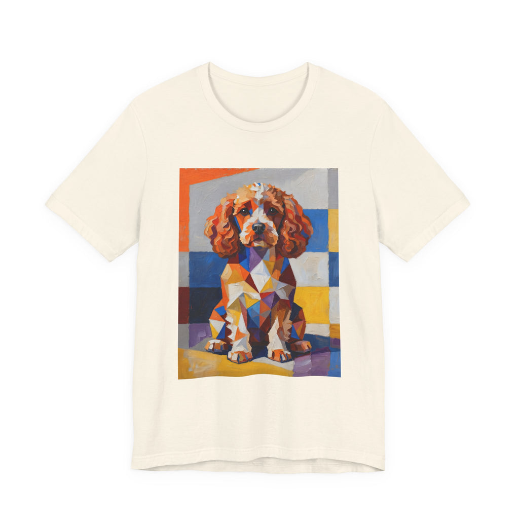 Cavapoo T Shirt | Living Work of Art Collection | Cubist Style