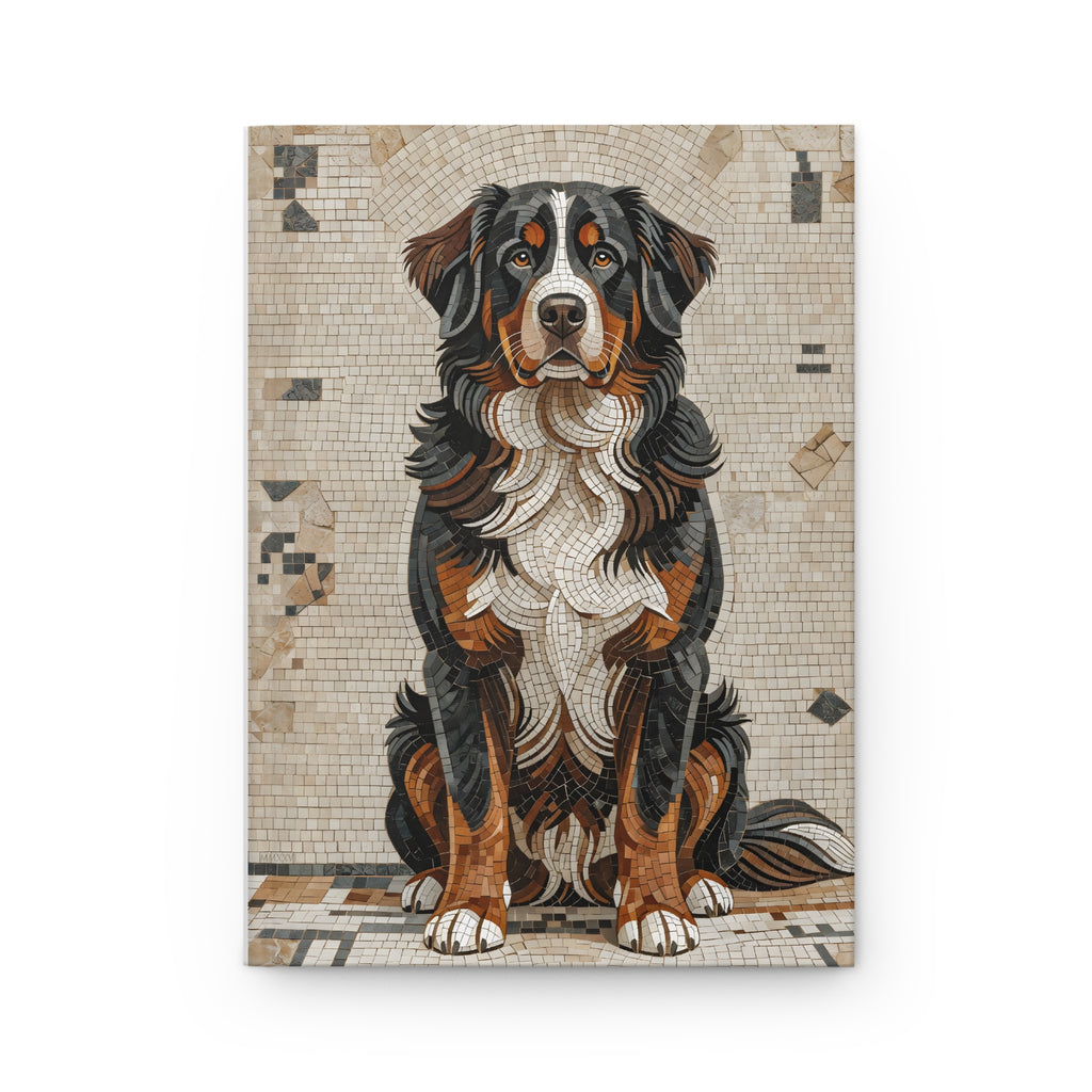 Bernese Mountain Dog Notebook | Living Work of Art Collection | Mosaic Style