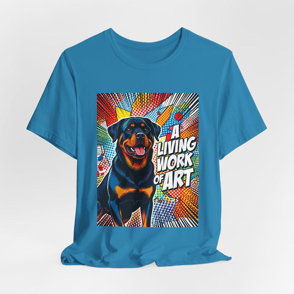 Rottweiler T Shirt | Living Work of Art Collection | Pop Art