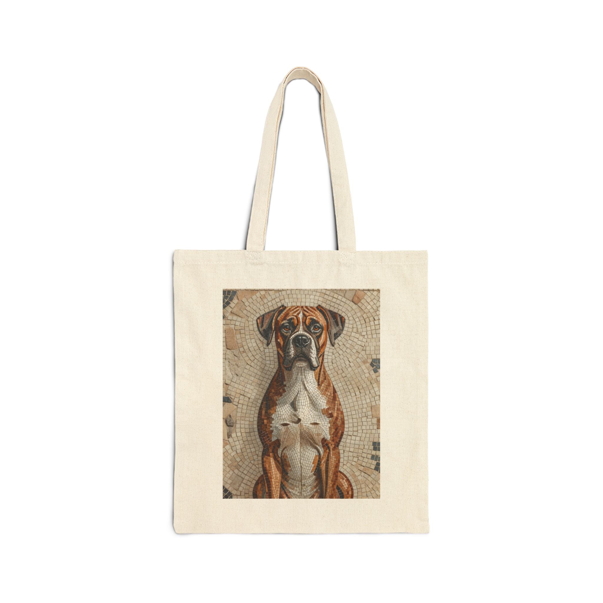 Boxer Tote Bag | Living Work of Art Collection | Mosaic Style