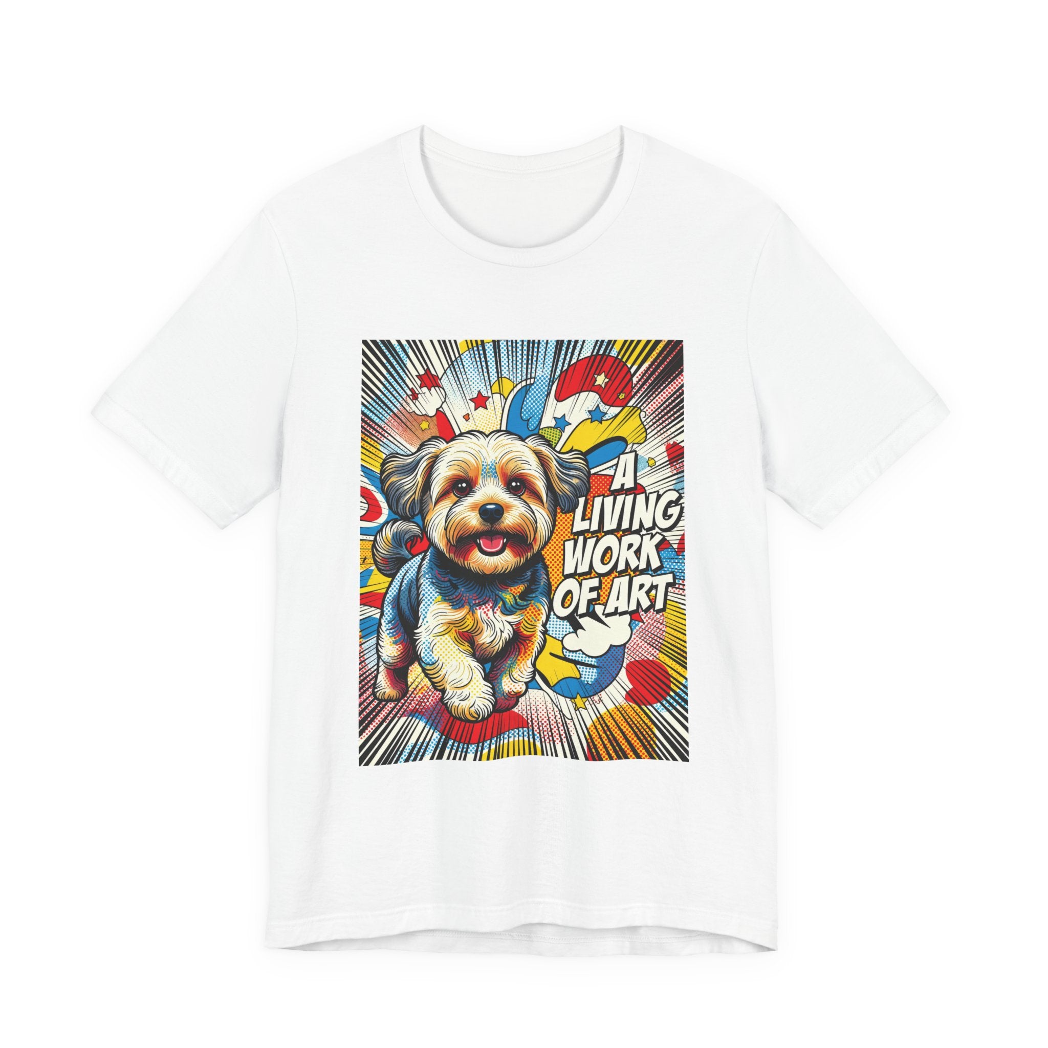 Yorkipoo T Shirt | Living Work of Art Collection | Pop Art