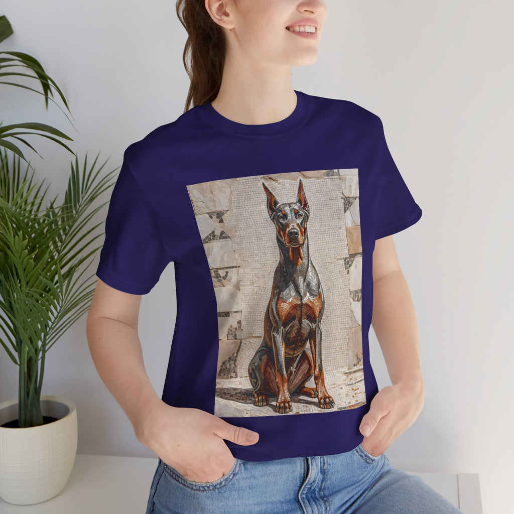 Doberman Pinscher T Shirt | Living Work of Art Collection | Mosaic Style