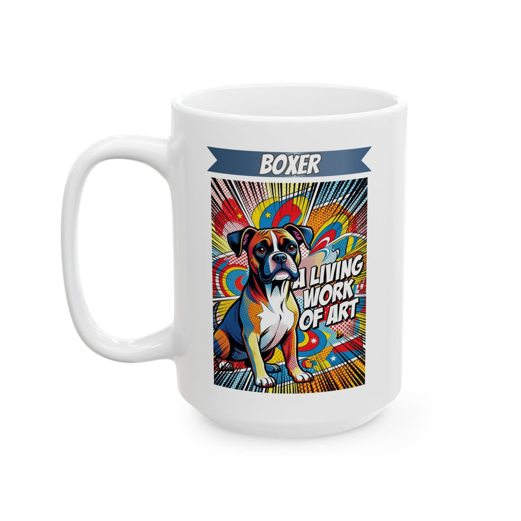 Boxer Coffee Mug | Living Work of Art Collection | Pop Art