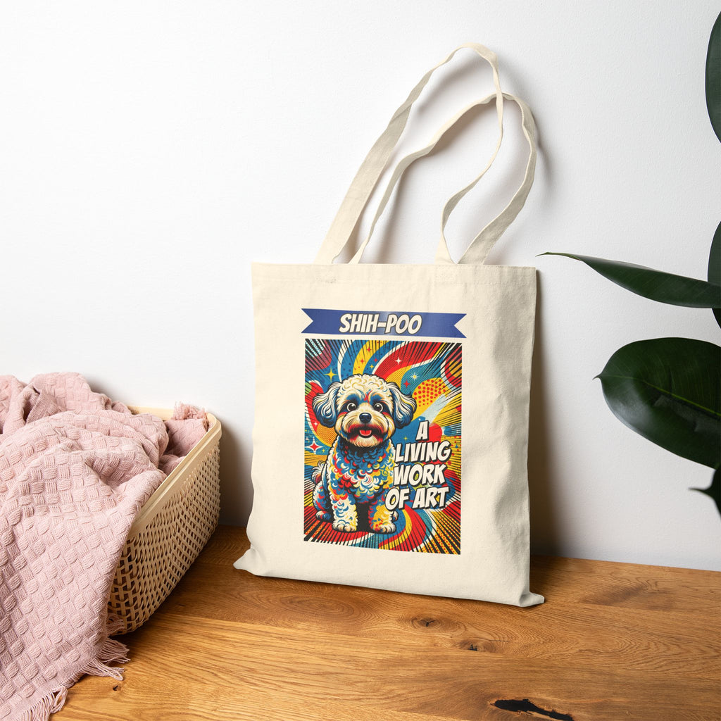 Shih-Poo Tote Bag | Living Work of Art Collection | Pop Art
