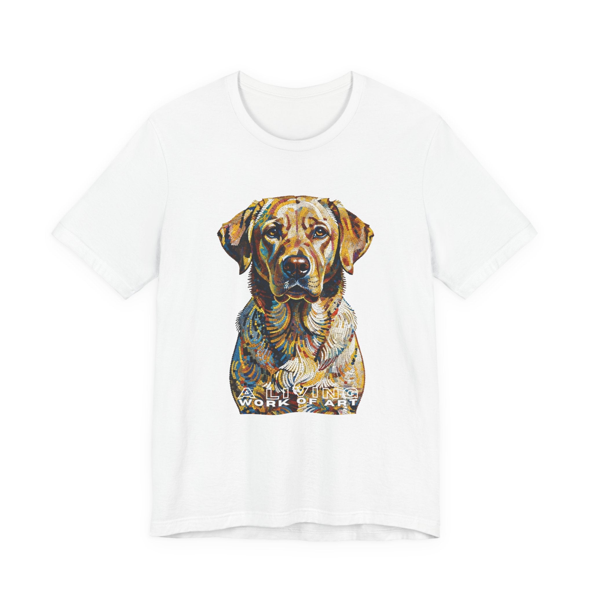 Labrador Retriever T Shirt | Living Work of Art Collection | Pointillism Style