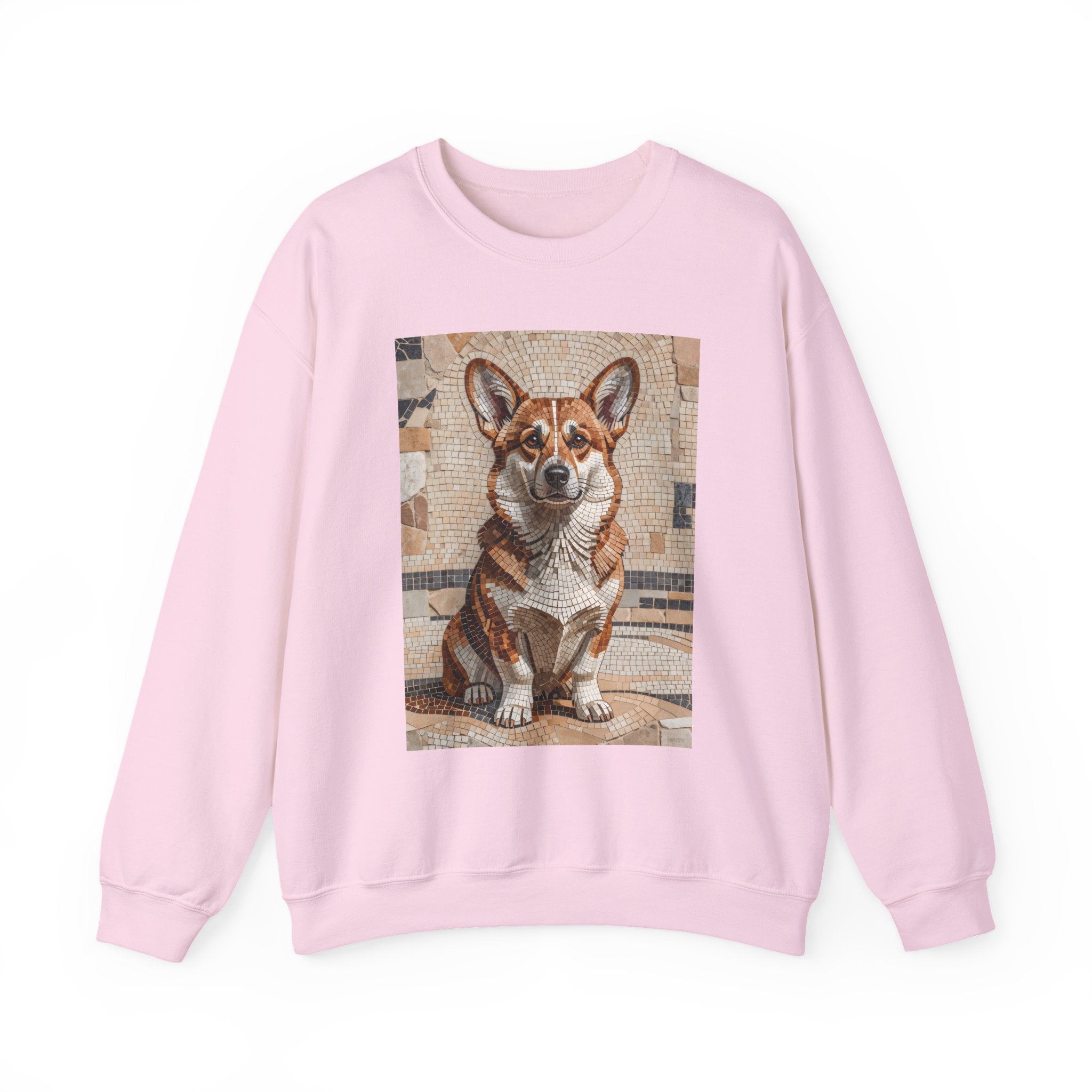 Corgi Sweatshirt | Living Work of Art Collection | Mosaic Style