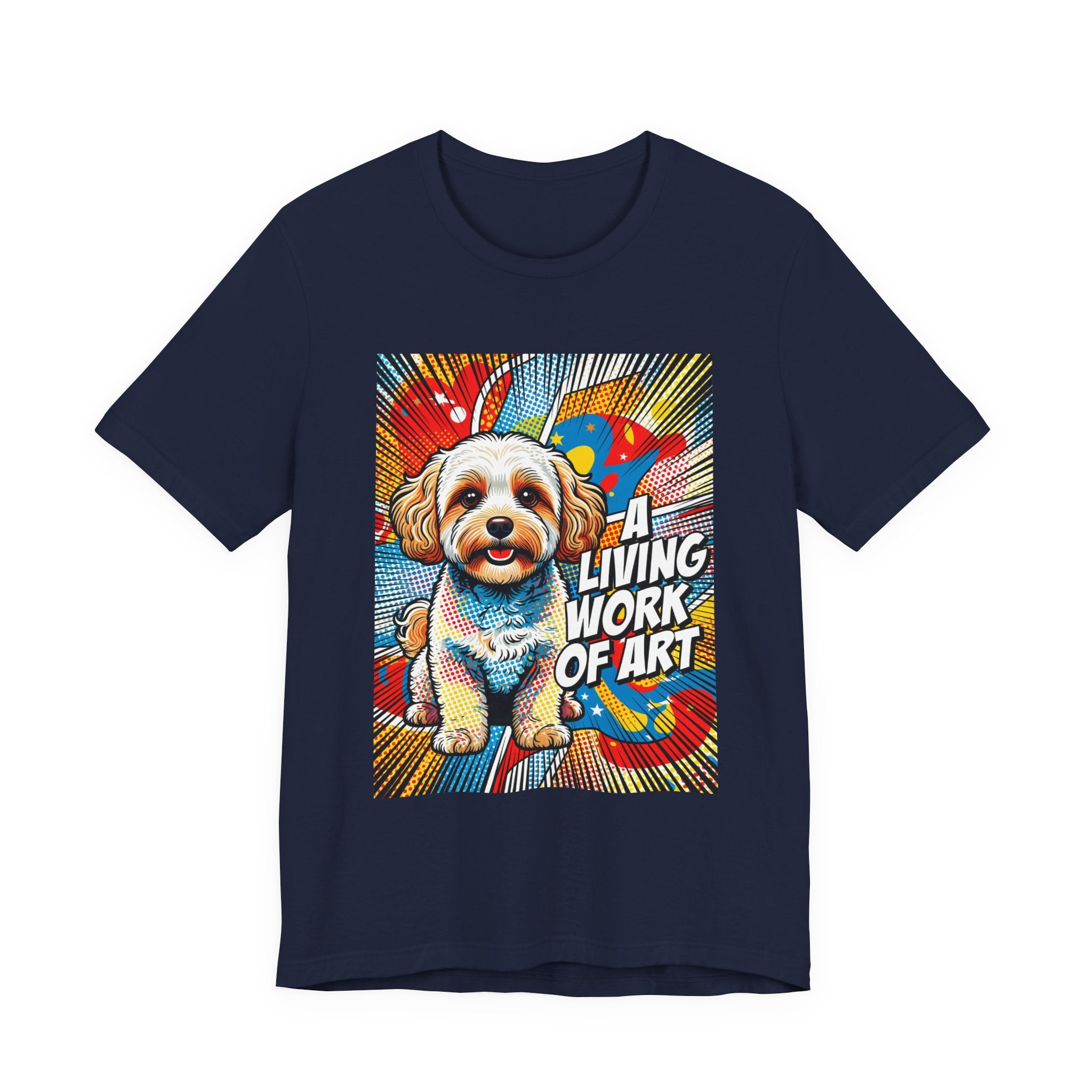 Maltipoo T Shirt | Living Work of Art Collection | Pop Art