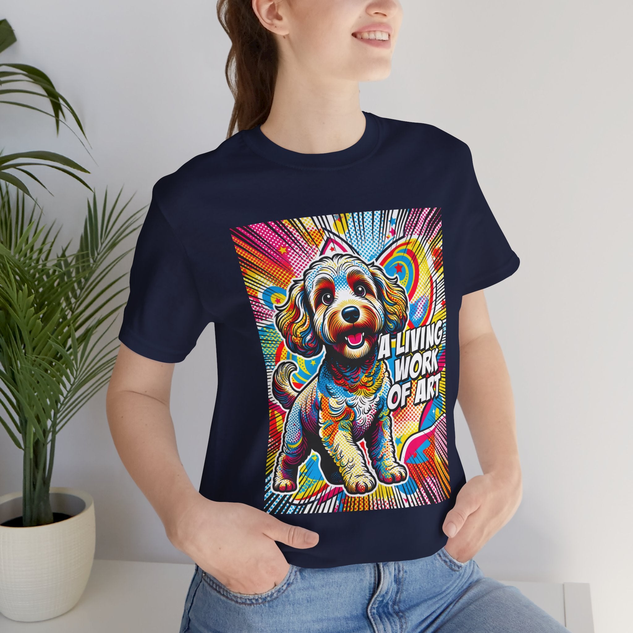 Schnoodle T Shirt | Living Work of Art Collection | Pop Art
