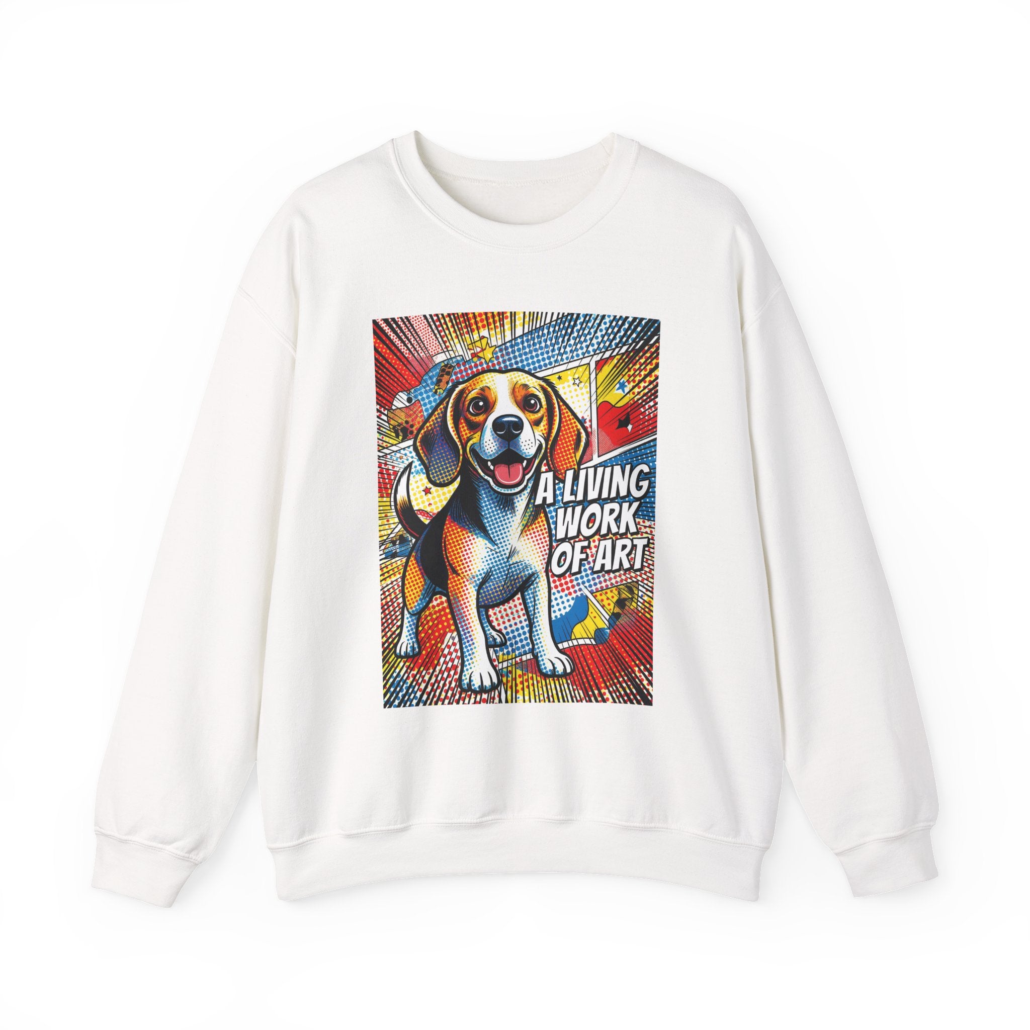 Beagle Sweatshirt | Living Work of Art Collection | Pop Art
